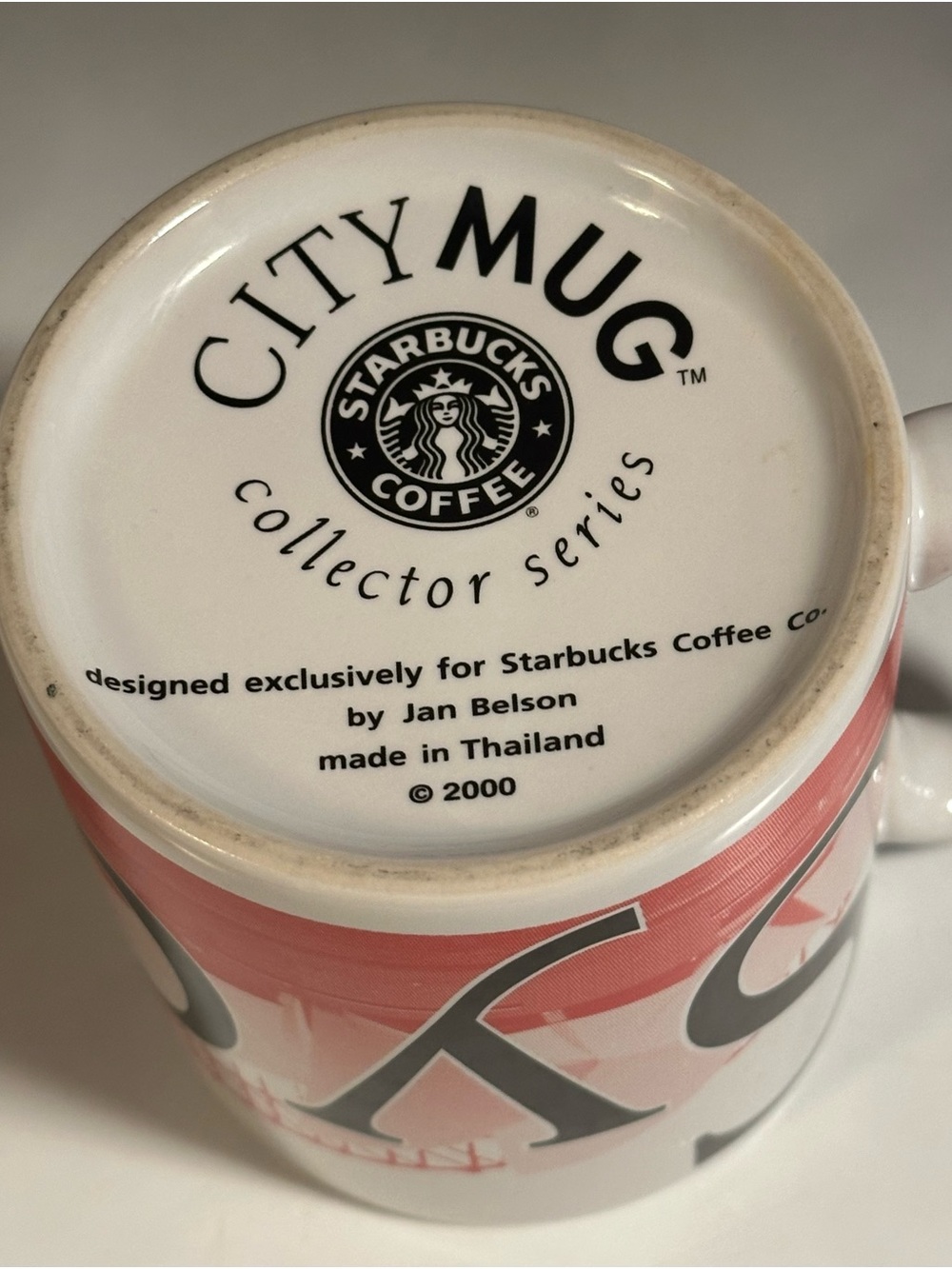 Vintage 2000 Starbucks Coffee City Mug Collector Series - Sydney, Australia
